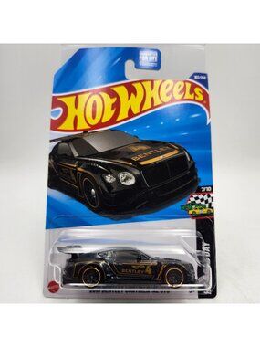 Hot Wheels 2018 Bentley Continental GT3 Black HW Race Day 7/10 162/250